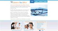 Desktop Screenshot of michelestaxoffice.com